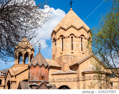 dome Katoghike and St Anna Churches, Yerevan city dome Katoghike and St Anna Churches, Yerevan city 124237567