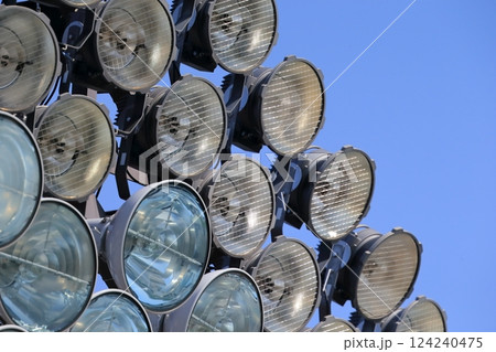 スタジアムの照明施設　イメージ 124240475