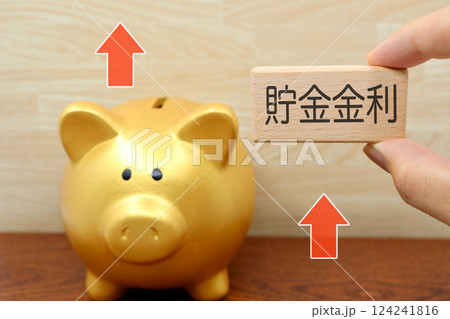 貯金金利の上昇に関するイメージ 貯金金利の上昇に関するイメージ 124241816