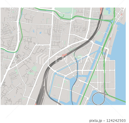 田町駅周辺地図 124242503