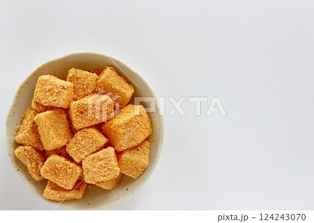 片栗粉で作ったきな粉わらび餅 124243070