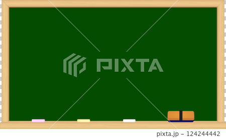 Simple chalkboard frame illustration 124244442