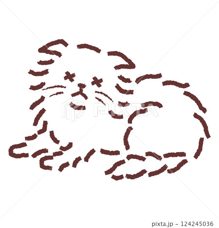 病気の猫 病気の猫 124245036