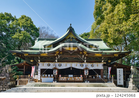 東京都杉並区　大宮八幡宮　拝殿　源頼義により建設 124245068