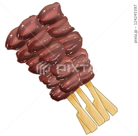 焼き鳥　ハツ　5本 124245397