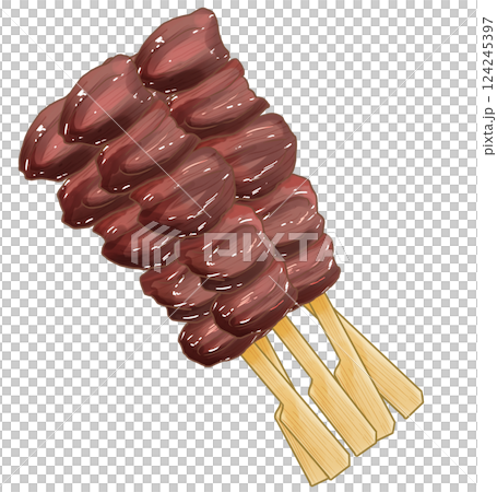 焼き鳥　ハツ　5本 124245397