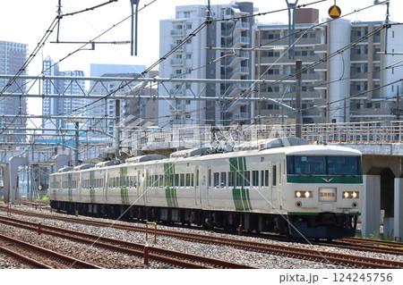 臨時特急あしかが大藤まつり号（185系電車） 124245756