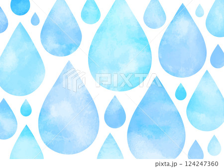 しずく 縦長 124247360