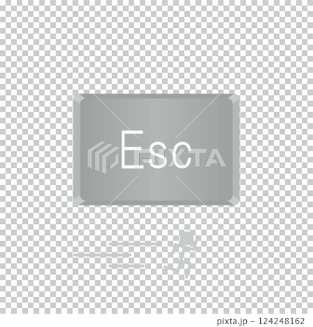 透明背景のEscキー_4 124248162