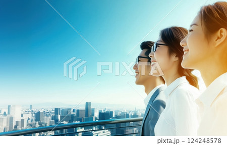 新しいキャリアに挑戦する若手社員の肖像 124248578