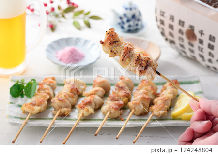 焼き鳥　（ ぼんじり ）塩味 124248804