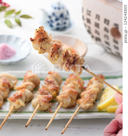 焼き鳥　（ ぼんじり ）塩味 124248805