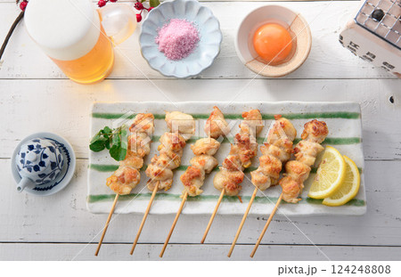 焼き鳥 ( ぼんじり )塩味 焼き鳥 ( ぼんじり )塩味 124248808