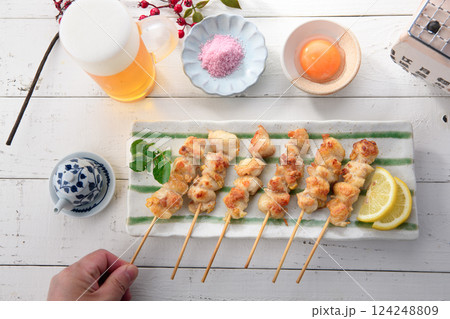 焼き鳥　（ ぼんじり ）塩味 124248809