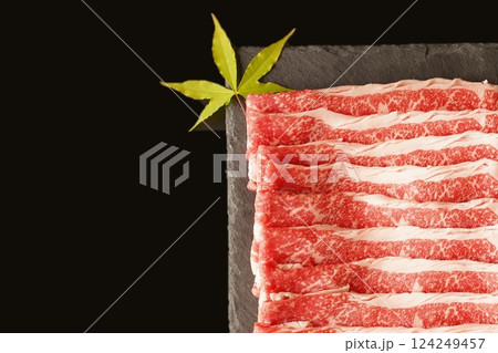 黒毛和牛赤身スライス 124249457