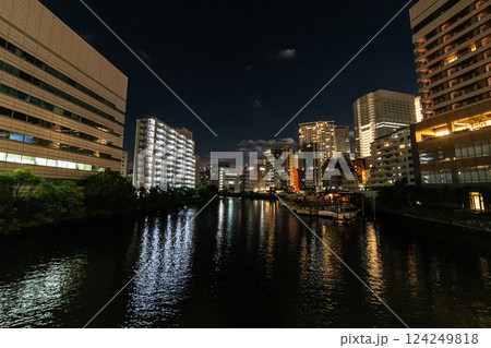 北品川 再開発予定地 夜景 2024年 北品川 再開発予定地 夜景 2024年 124249818