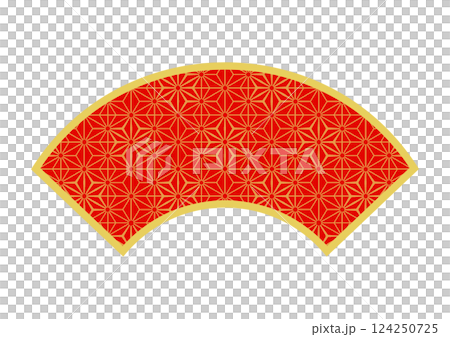 和柄の背景 124250725