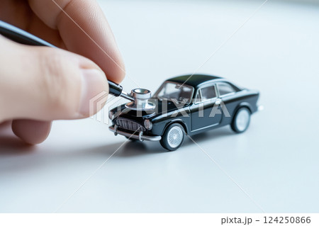 精密なケアと整備のコンセプト 124250866