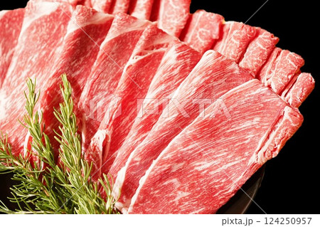 和牛赤身スライス肉 124250957