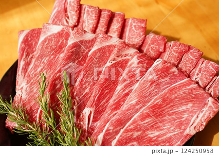 和牛赤身スライス肉 124250958