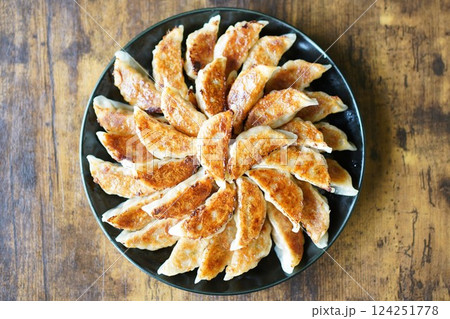 焼き餃子 焼き餃子 124251778