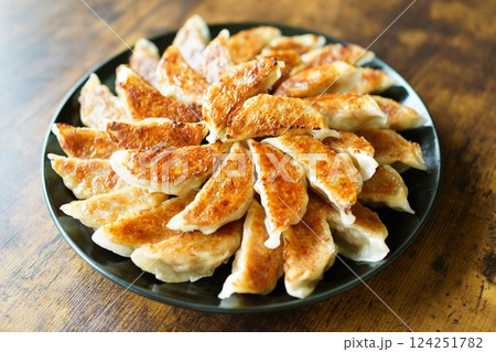 焼き餃子 焼き餃子 124251782