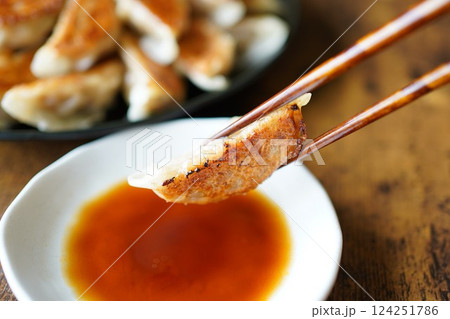 焼き餃子 焼き餃子 124251786