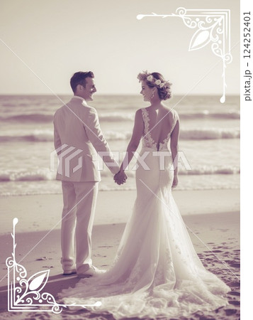 結婚式・ウェルカムボードのデザイン・2 124252401