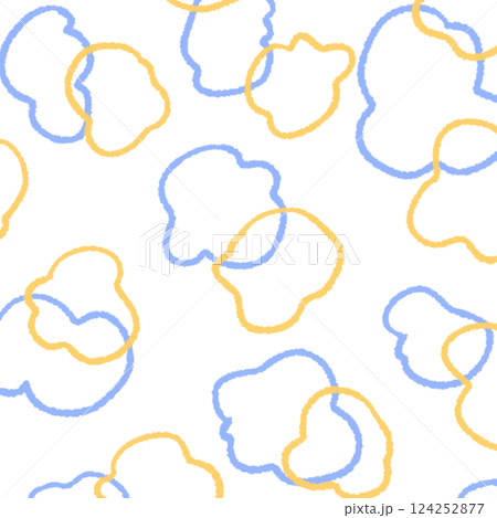 シンプルなフワッと線の背景イラスト16 シンプルなフワッと線の背景イラスト16 124252877