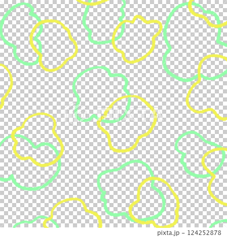 Simple fluffy line background illustration 15 124252878