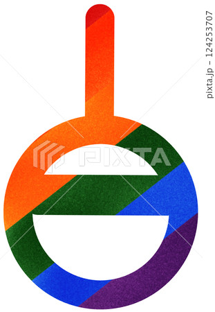LGBTQ Gender Symbols Rainbow Icons for Diversity and Inclusion 124253707