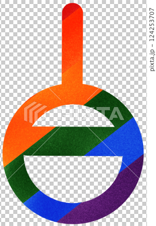 LGBTQ Gender Symbols Rainbow Icons for Diversity and Inclusion 124253707