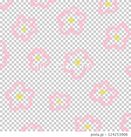 Pastel floral background illustration 9 124253906
