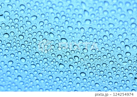 窓ガラスと水滴 窓ガラスと水滴 124254974