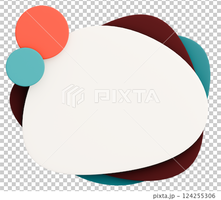 3D background material_Pop frame_Colorful 3D background material_Pop frame_Colorful 124255306
