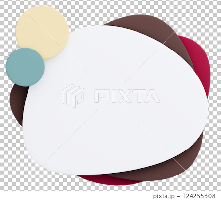 3D background material_Pop frame_Colorful 3D background material_Pop frame_Colorful 124255308