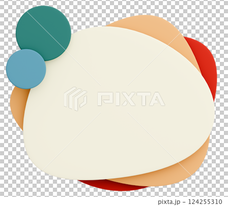3D背景素材_流行框架_彩色 3D背景素材_流行框架_彩色 124255310