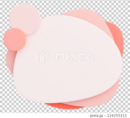 3D背景素材_流行框架_粉紅色 3D背景素材_流行框架_粉紅色 124255311