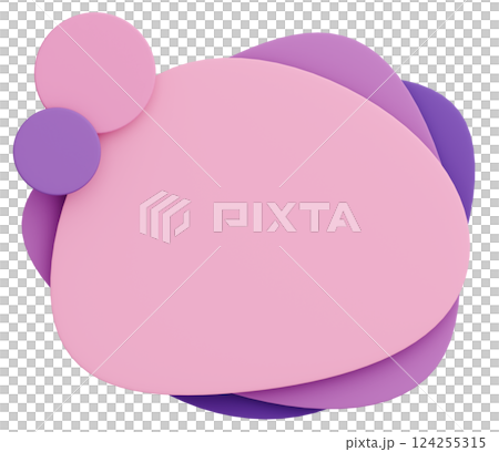3D背景素材_流行框架_紫色 124255315