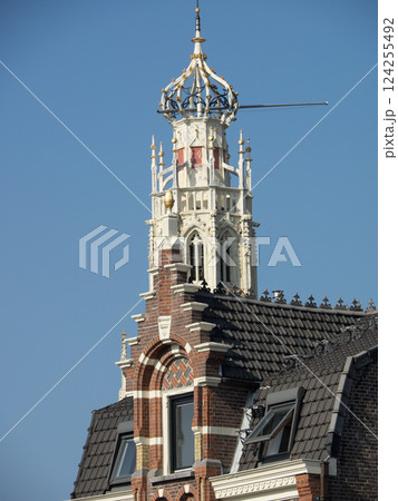 the city of Haarlem in the netherlands the city of Haarlem in the netherlands 124255492