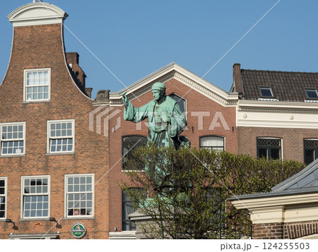 the city of Haarlem in the netherlands 124255503