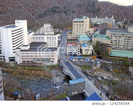 定山渓温泉街 定山渓温泉 札幌 温泉地 定山渓温泉街 定山渓温泉 札幌 温泉地 124256584