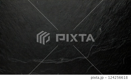 しわしわの和紙の背景素材 ブラック 古びた紙 レトロ 正月 ひな祭り 七五三 和風 パターン AI生 124256618