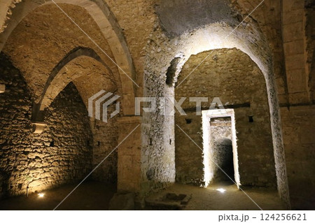 世界遺産中世市場都市プロヴァンに張り巡らされた地下道 124256621