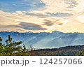 夕暮れの甲斐駒ヶ岳 124257066
