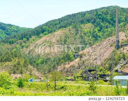 秋田県鹿角市尾去沢の風景より 124258723