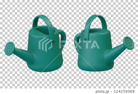 Watering can 3D icon graphics 124259369