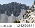 Mountaineer at Karwendel Hohenweg, Austria 124259624
