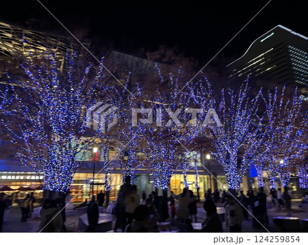 イルミネーションの街を散策 イルミネーションの街を散策 124259854