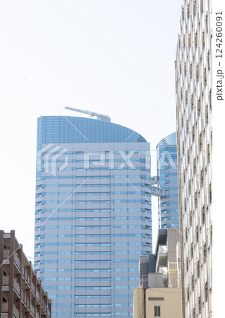 ビルのある都市風景 124260091